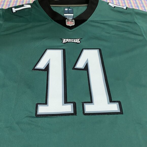 Philadelphia Eagles Green Jersey Brown No. 11 - Picture 2 of 7